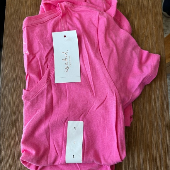 NWT Isabel Maternity by Ingrid & Isabel Short Sleeve V-Neck Maternity T-Shirt SM - Picture 2 of 2